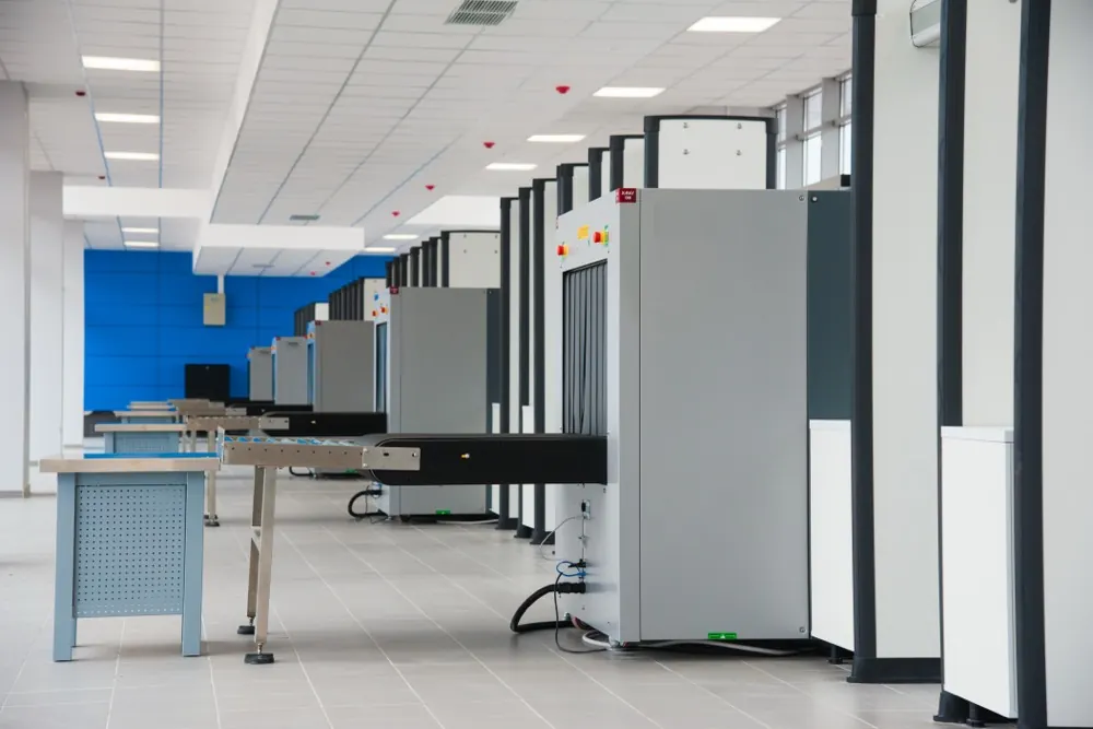 Portiques de détection et scanners à rayons X d'un contrôle d'accès